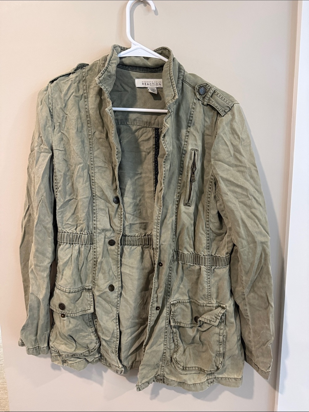 Kenneth Cole ReactionOlive Utility Jacket